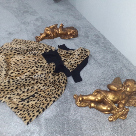 Leopard print foux hood jacket - Picture 5 of 6